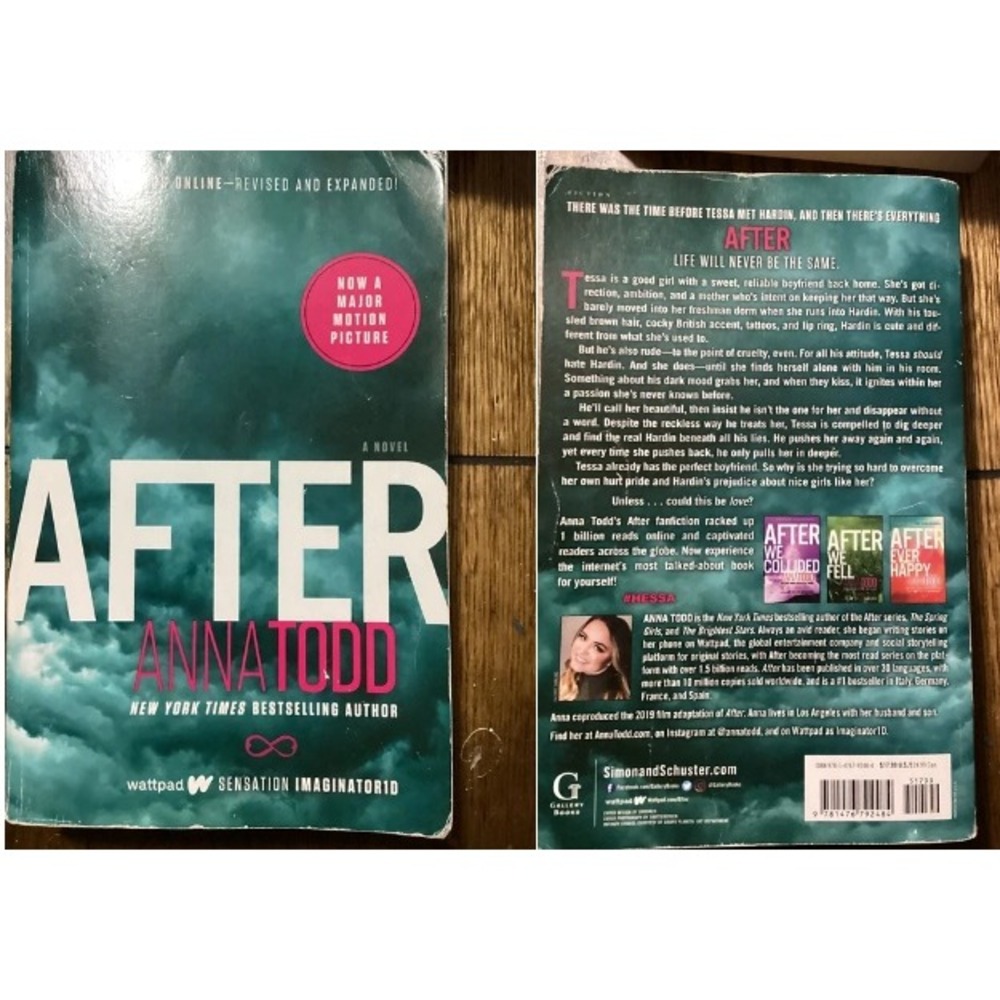 Anna Todd After Series 3 Books Multicolor Paperback Romance Hardin Tessa Wattpad